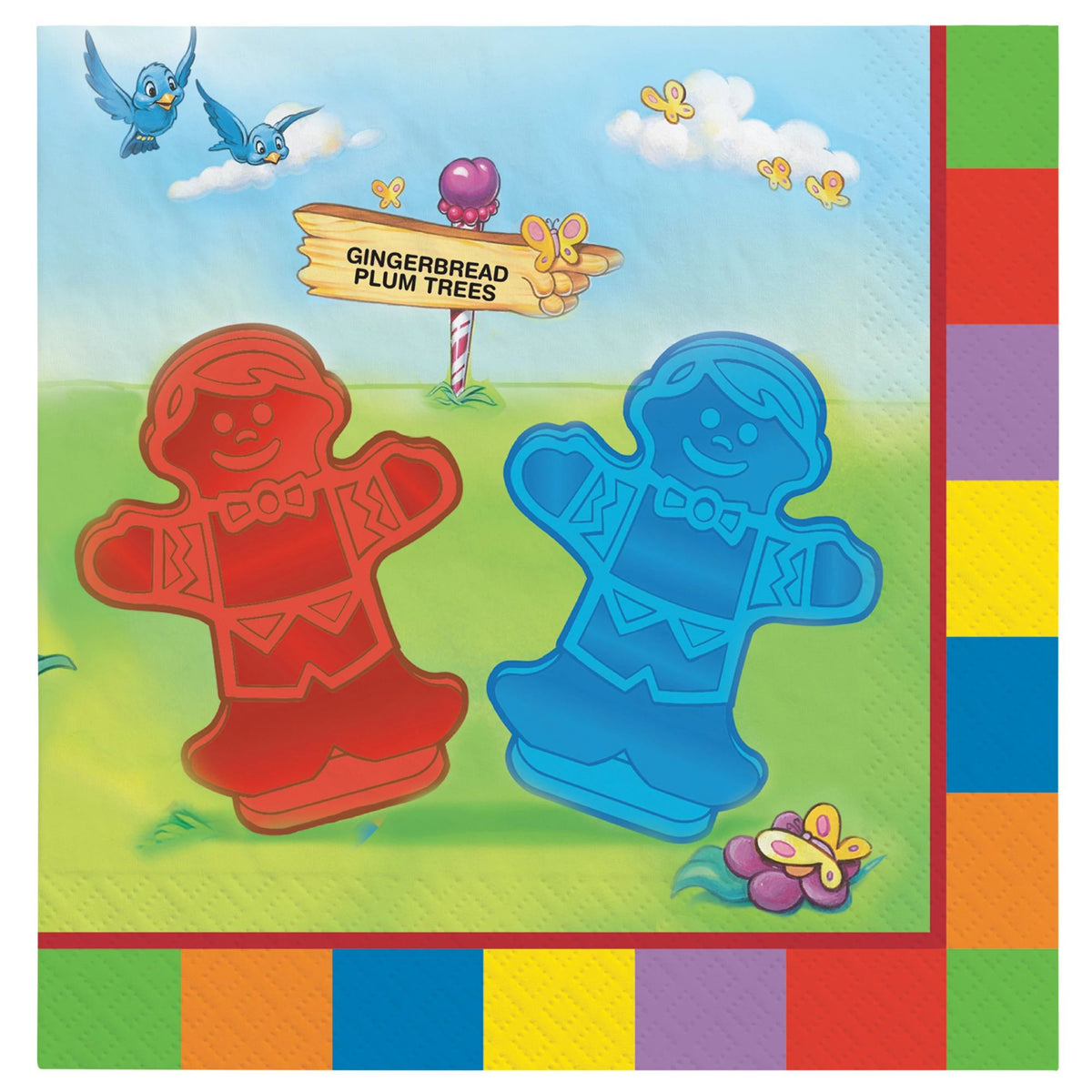 Candyland Beverage Napkins for Kids' Parties, 16-ct - Case of 72