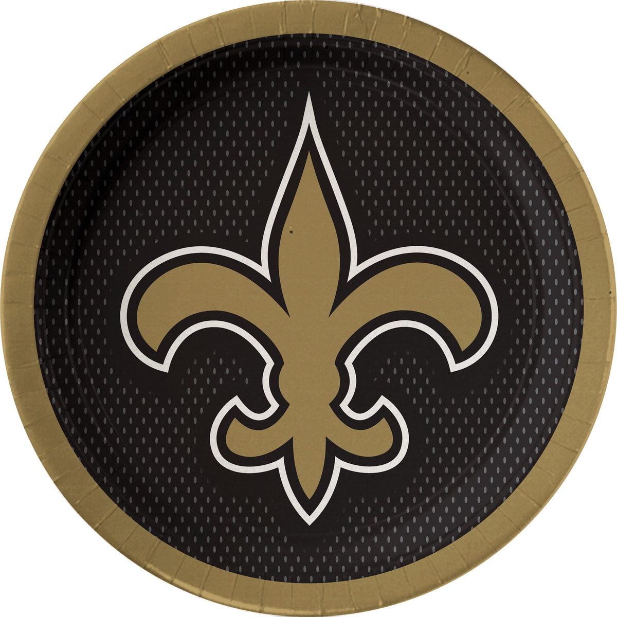 9-inch New Orleans Saints Lunch Paper Plates, 18-ct - Pack of 6