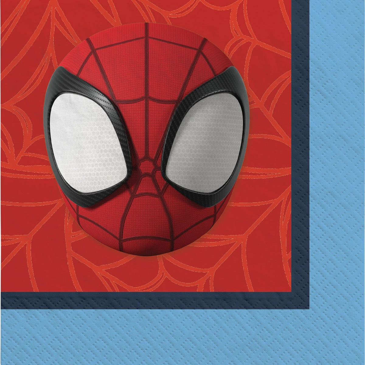 Marvel Spidey Beverage Napkins, Red/Blue, 5-inch, 16-ct - Pack of 6