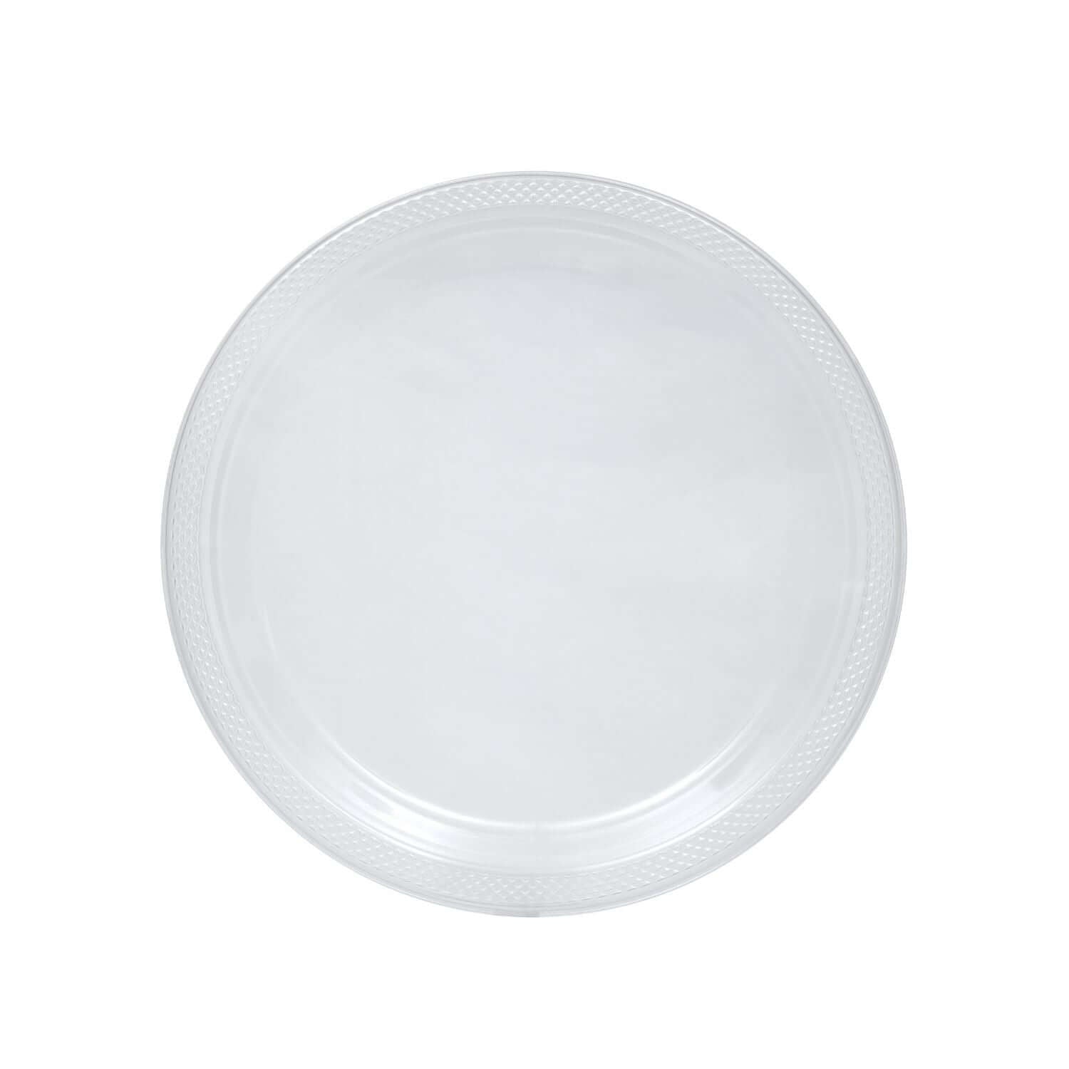 7" | Clear Plastic Plates | 600 Count - Yom Tov Settings
