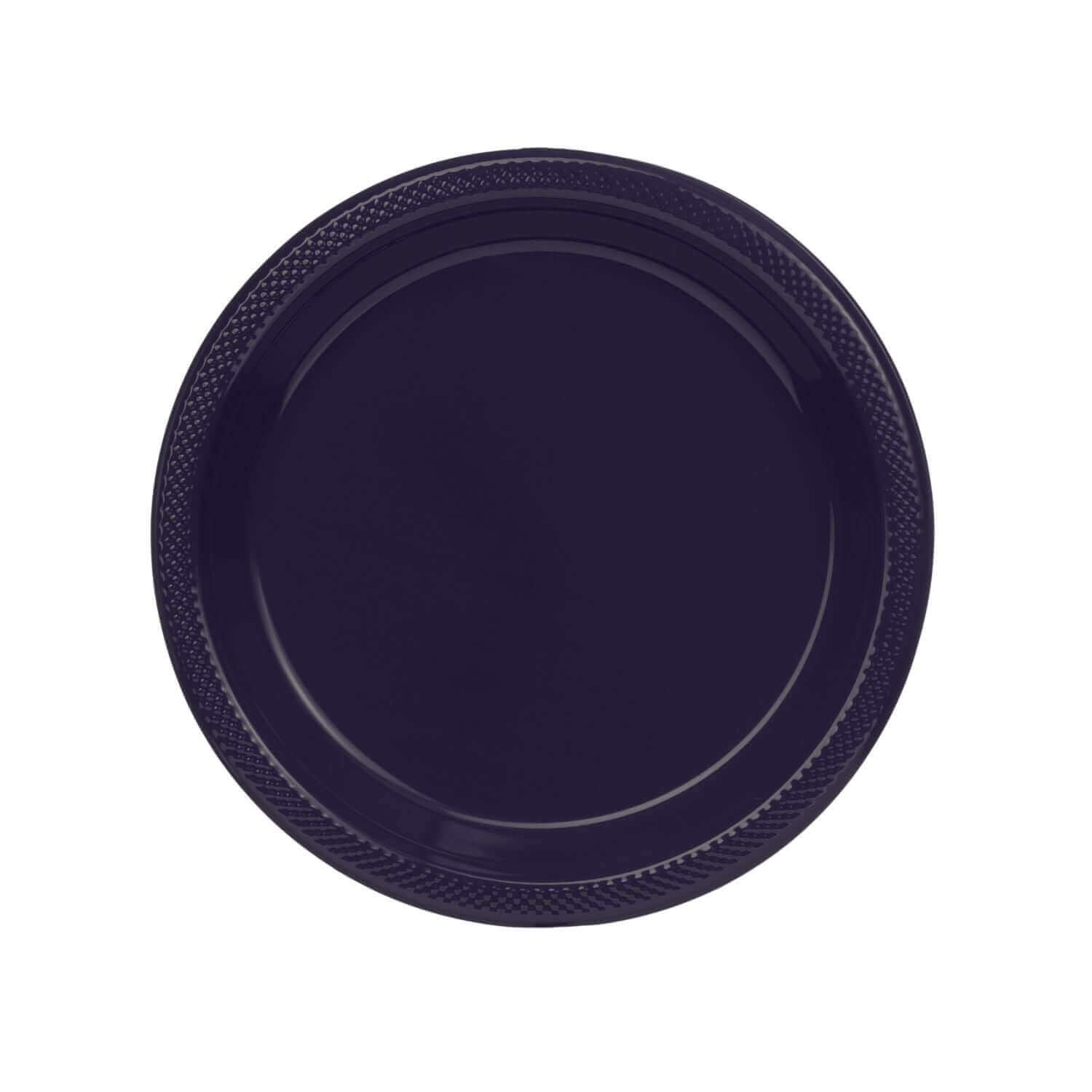 7" | Navy Plastic Plates | 600 Count - Yom Tov Settings