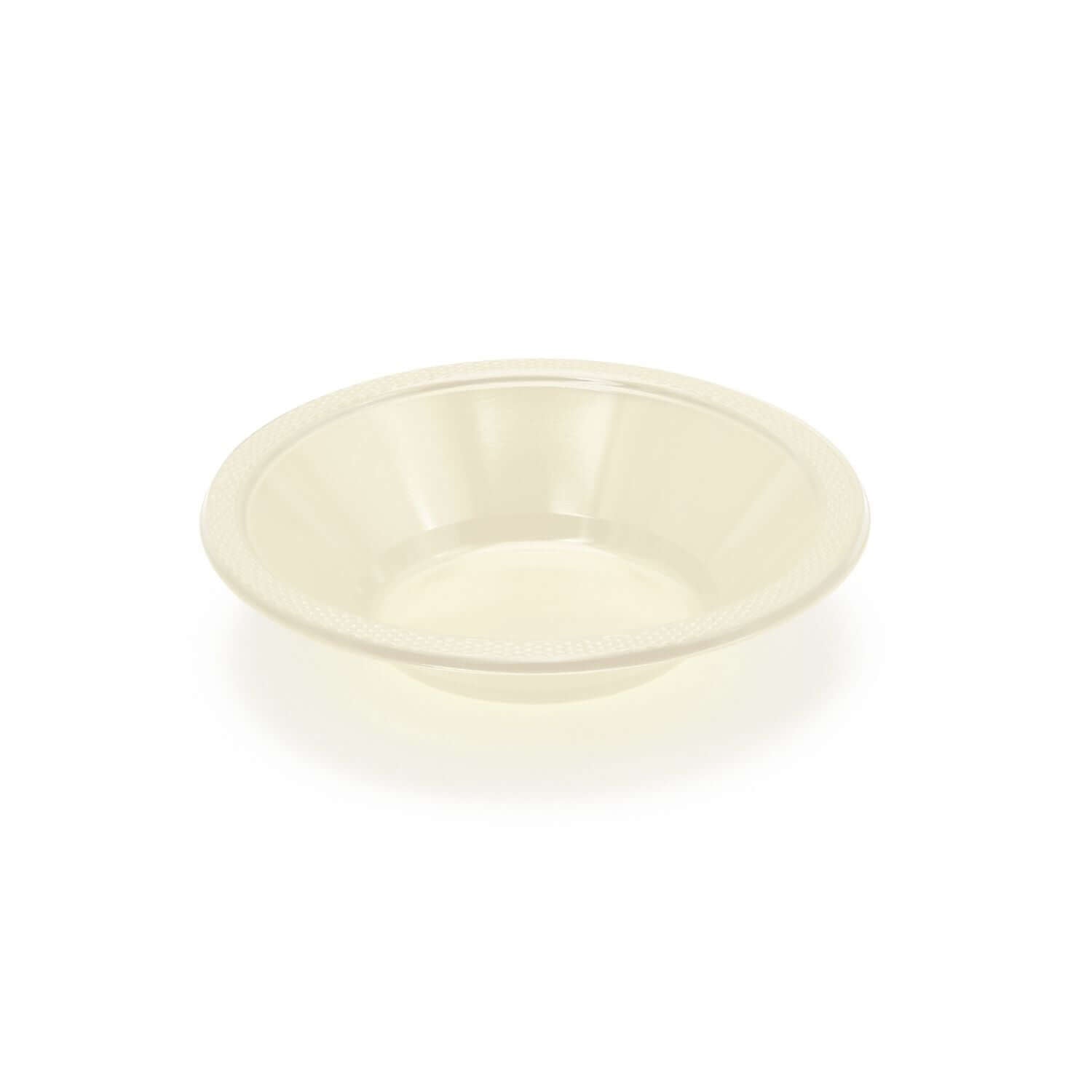12 Oz. Ivory Plastic Bowls | 600 Count - Yom Tov Settings
