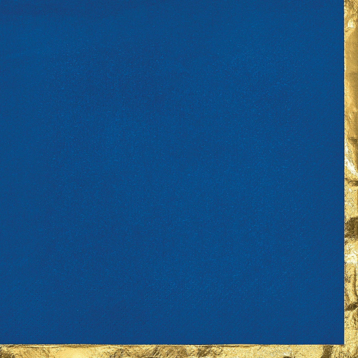 Royal Blue Luncheon Napkins with Gold Hot Stamp | 192 Count