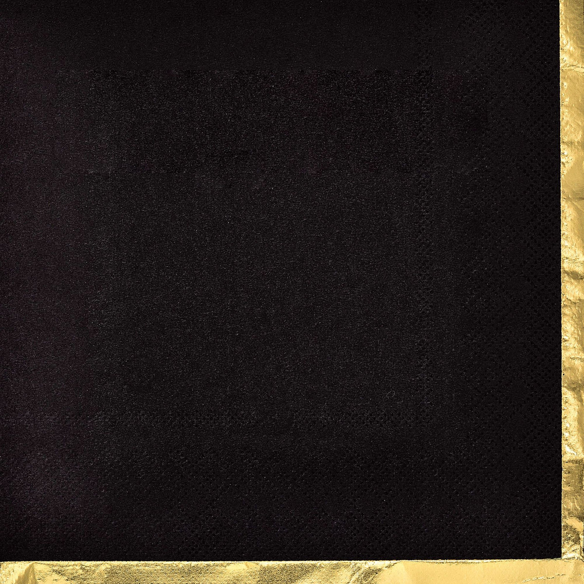 Elegant Black Hot Stamped Luncheon Napkins, 16-ct - Case of 72