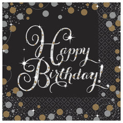 Sparkling Birthday Luncheon Napkins, 16-ct - Pack of 2
