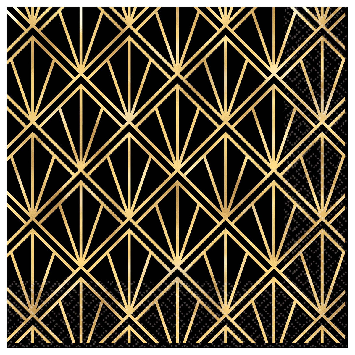 Metallic Hollywood Lunch Napkins, 16-ct - Case of 48