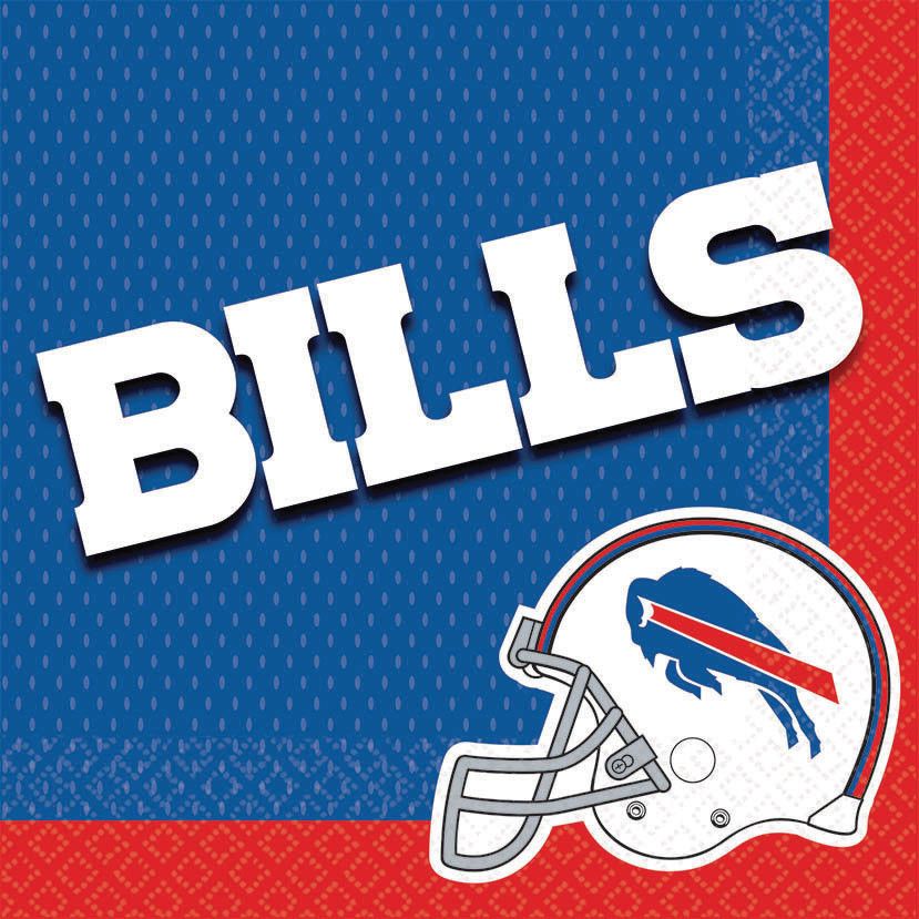Buffalo Bills NFL Luncheon Napkins, 16-ct - Case of 72