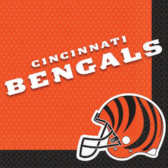 Cincinnati Bengals NFL Luncheon Napkins, 16-ct - Pack of 6