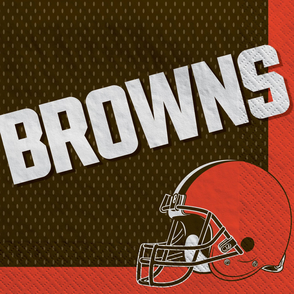 Cleveland Browns NFL Lunch Napkins, 16-ct - Pack of 6
