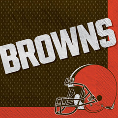 Cleveland Browns NFL Lunch Napkins, 16-ct - Pack of 6