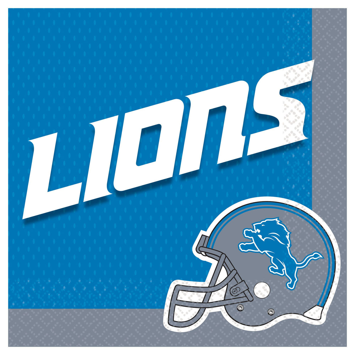 Detroit Lions NFL Lunch Napkins, 16-ct - Pack of 6