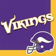 Minnesota Vikings NFL Lunch Napkins, 16-ct - Case of 72