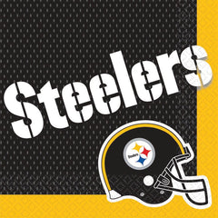 Pittsburgh Steelers NFL Luncheon Napkins, 16-ct - Pack of 6