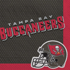 Tampa Bay Buccaneers NFL Lunch Napkins, 16-ct - Case of 72