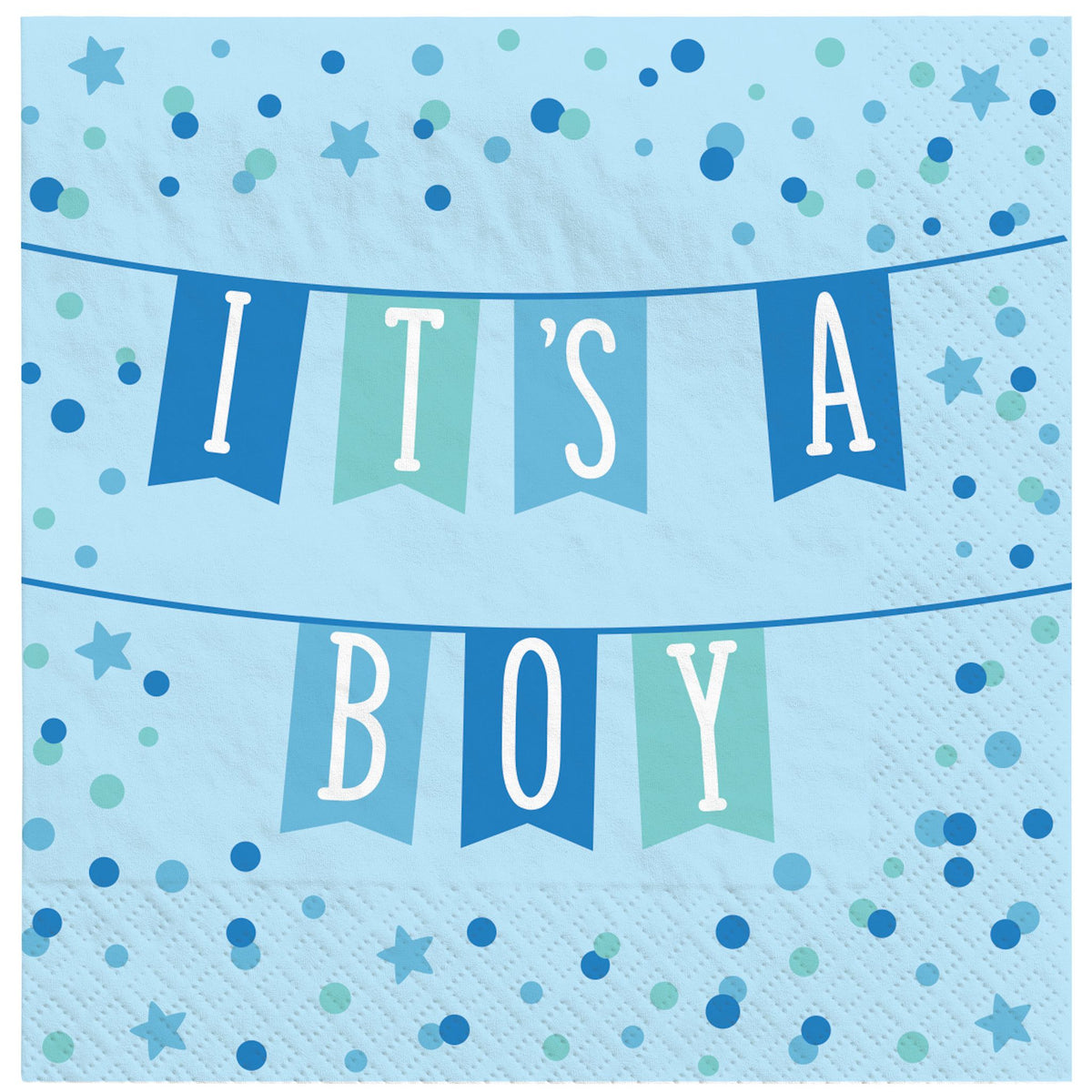 It's a Boy Baby Shower Luncheon Napkins, 16-ct - Case of 72