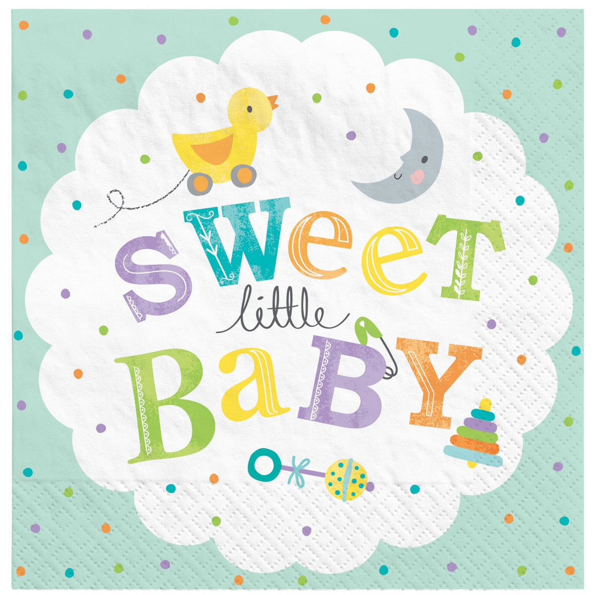 Sweet Little Baby Luncheon Napkins, 16-ct - Case of 72