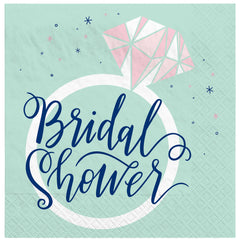 Mint Bridal Shower Luncheon Napkins, 16-ct - Pack of 18