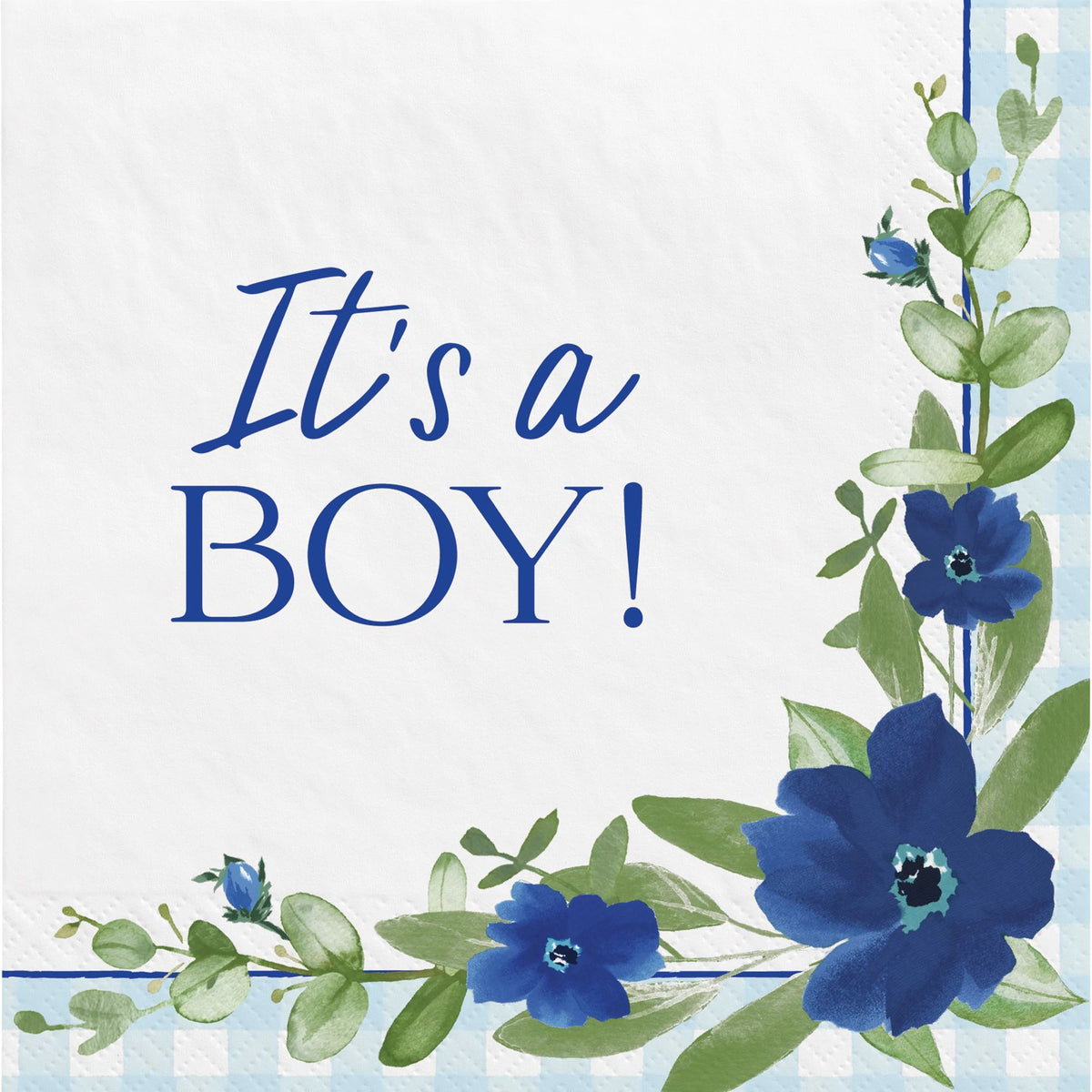It's a Boy! Baby Shower Luncheon Napkins, 16-ct - Pack of 12