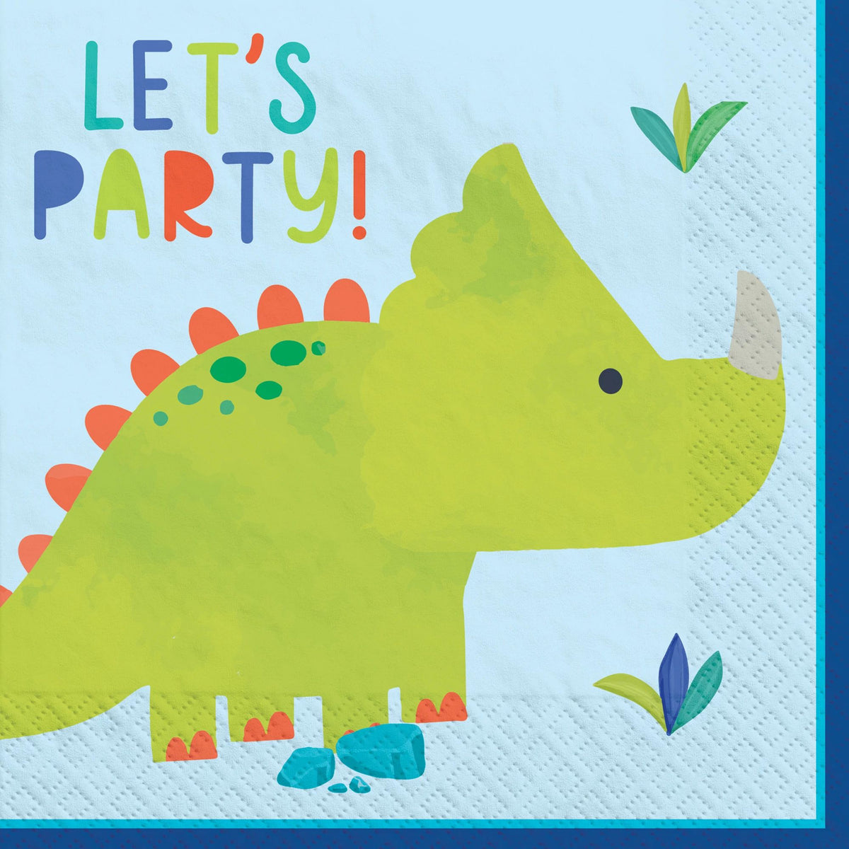 Dino Party Luncheon Napkins, 16ct - Case of 12
