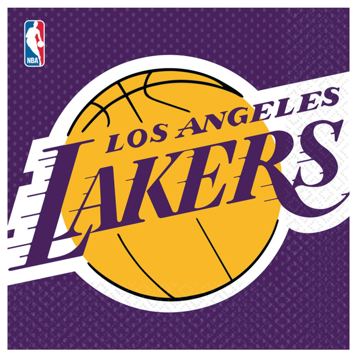 Los Angeles Lakers Lunch Napkins, 16-ct - Pack of 2