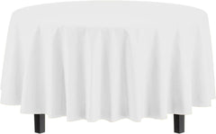 Round White Table Cover | 6 Pack