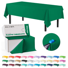 54 In. x 100 Ft. Cut To Size Emerald Green Table Roll