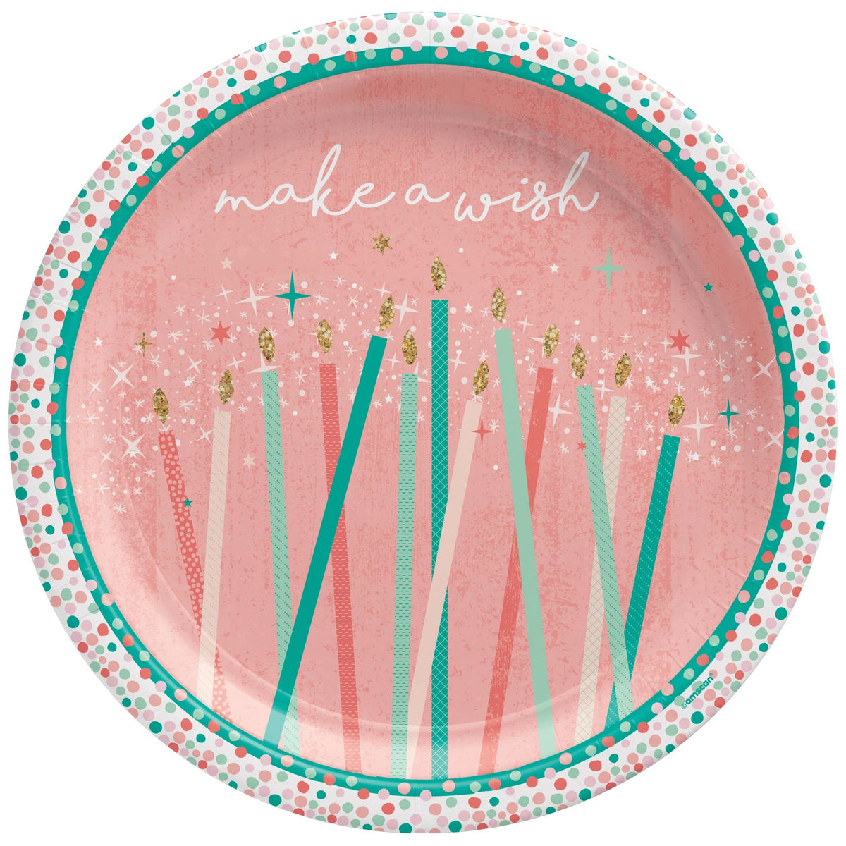 7-inch Happy Cake Day Paper Plates, 8-ct - Pack of 2