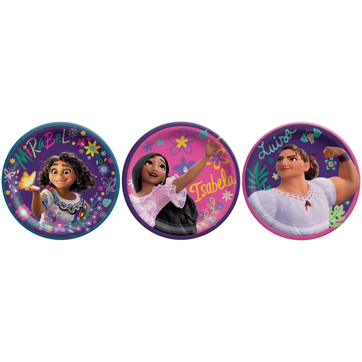 Disney Encanto Dessert Paper Plates, 7-inch, 8-ct - Pack of 6