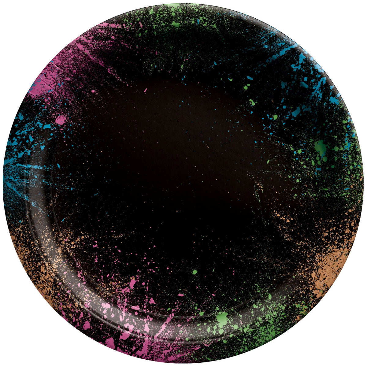 Iridescent Glow 7-Inch Party Paper Plates, 8-ct - Case of 72
