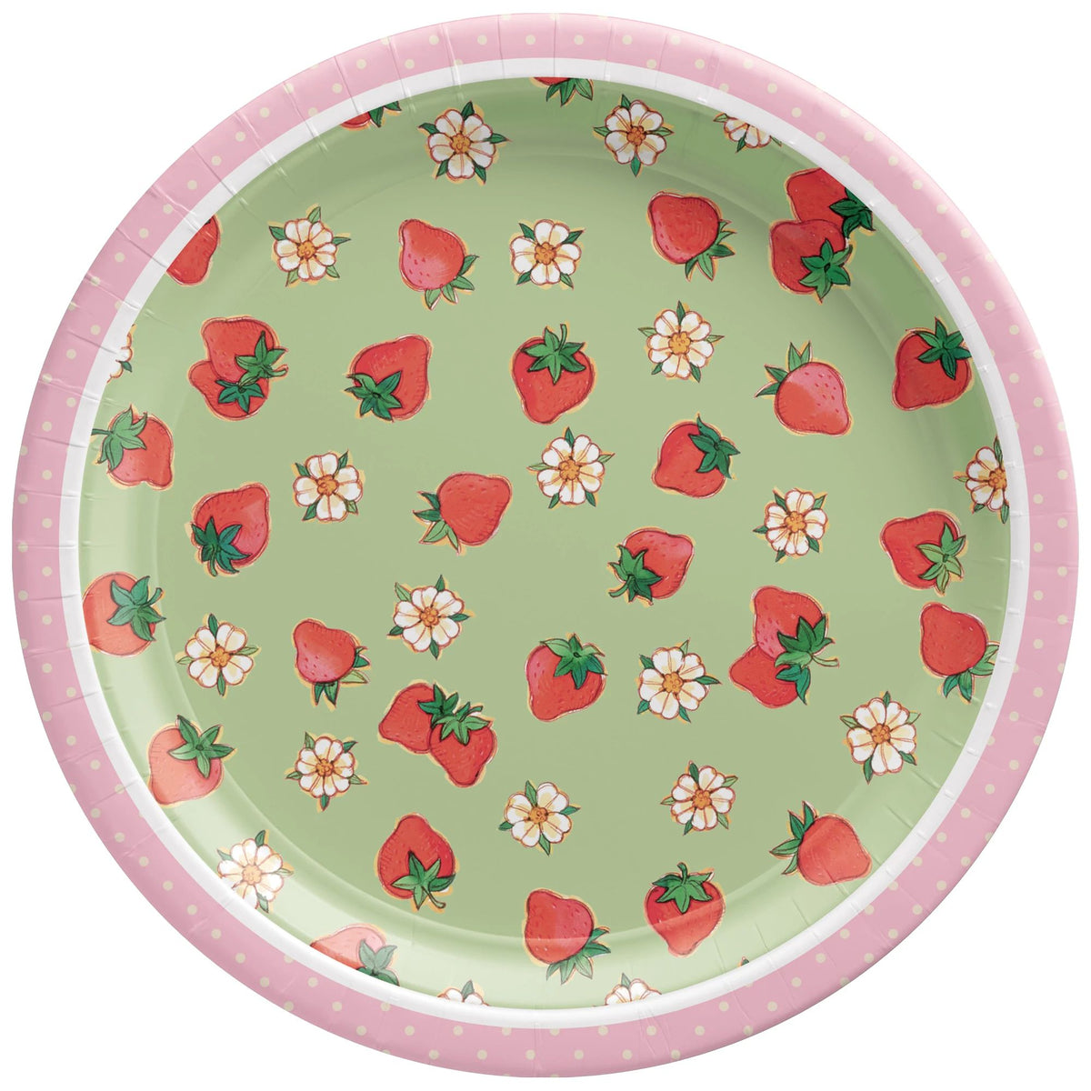 Strawberry Shortcake 7-inch Party Paper Plates, 8-ct - Pack of 6