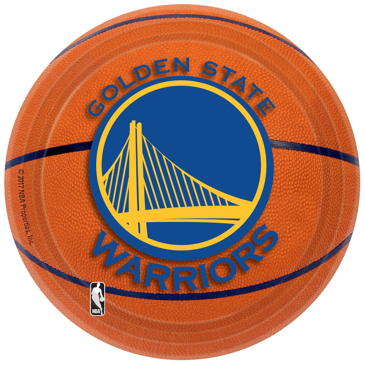 Golden State Warriors 7-inch Dessert Paper Plates, 8-ct - Case of 72
