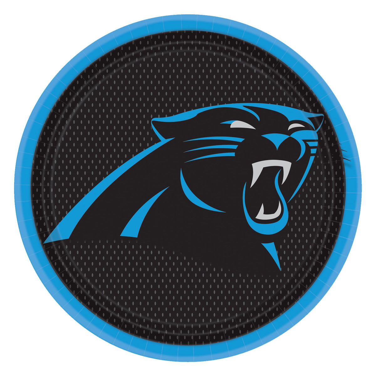 Carolina Panthers 9-inch Round Paper Plates, 8-ct - Pack of 6