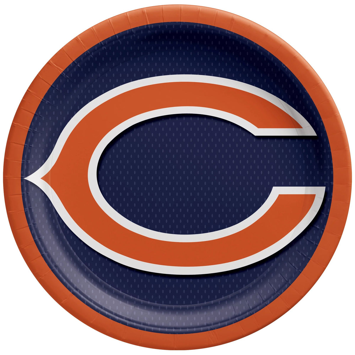 Chicago Bears 9-inch Round Paper Plates, 8-ct - Pack of 6