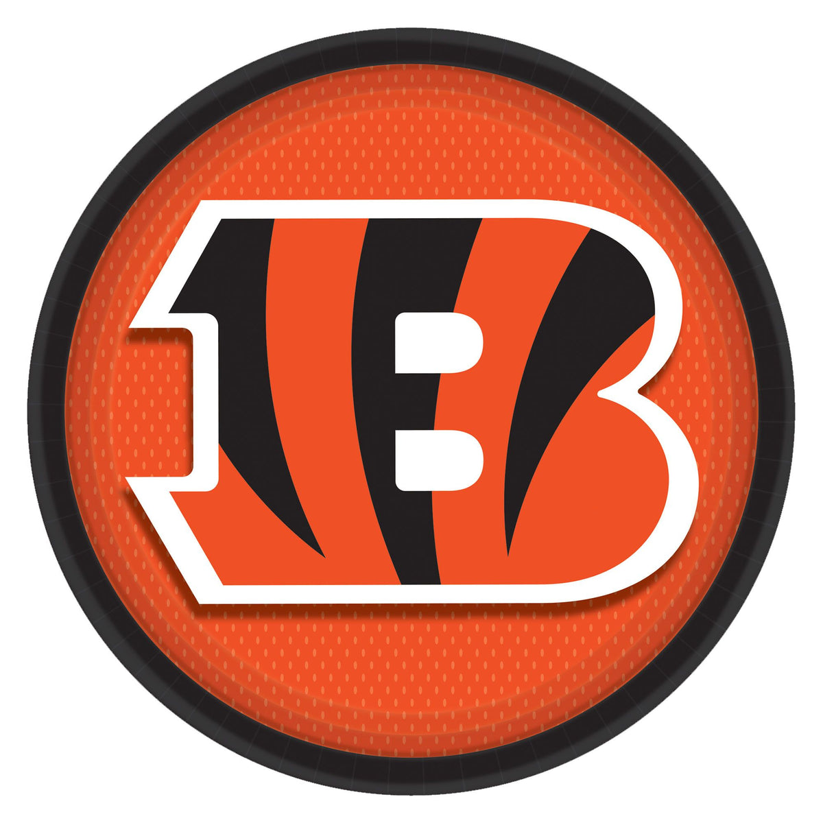 Cincinnati Bengals 9-inch Round Paper Plates, 8-ct - Pack of 2