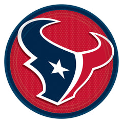 Houston Texans 9-inch Round Paper Plates, 8-ct - Pack of 6