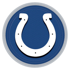 Indianapolis Colts 9-inch Round Paper Plates, 8-ct - Pack of 6