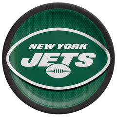 New York Jets 9-inch Round Paper Plates, 8-ct - Pack of 2