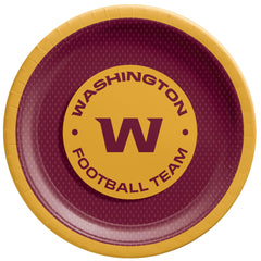 Washington Football Team 9-inch Round Paper Plates, 8-ct - Pack of 2