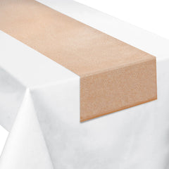 Fabric Reusable Table Runner Decoration, Rose Gold, 13x72-in - Pack of 3