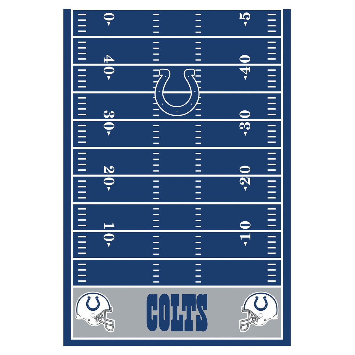 Indianapolis Colts Plastic Table Cover - Case of 96