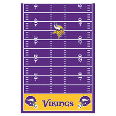 Minnesota Vikings NFL Plastic Table Cover - Pack of 6