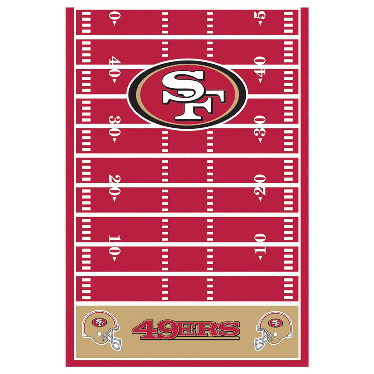 San Francisco 49ers Table Cover - Case of 96