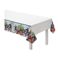 Marvel Avengers Plastic Table Cover, Blue/Green, 54x96-inch - Pack of 6