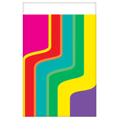 Good Vibes '70s Table Cover - Pack of 6