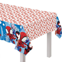 Marvel Spidey Plastic Table Cover, Red/Blue, 54x84-inch - Pack of 12