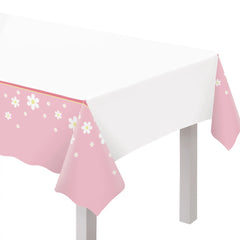 Little Daisy Plastic Table Cover for Baby Shower - Pack of 6