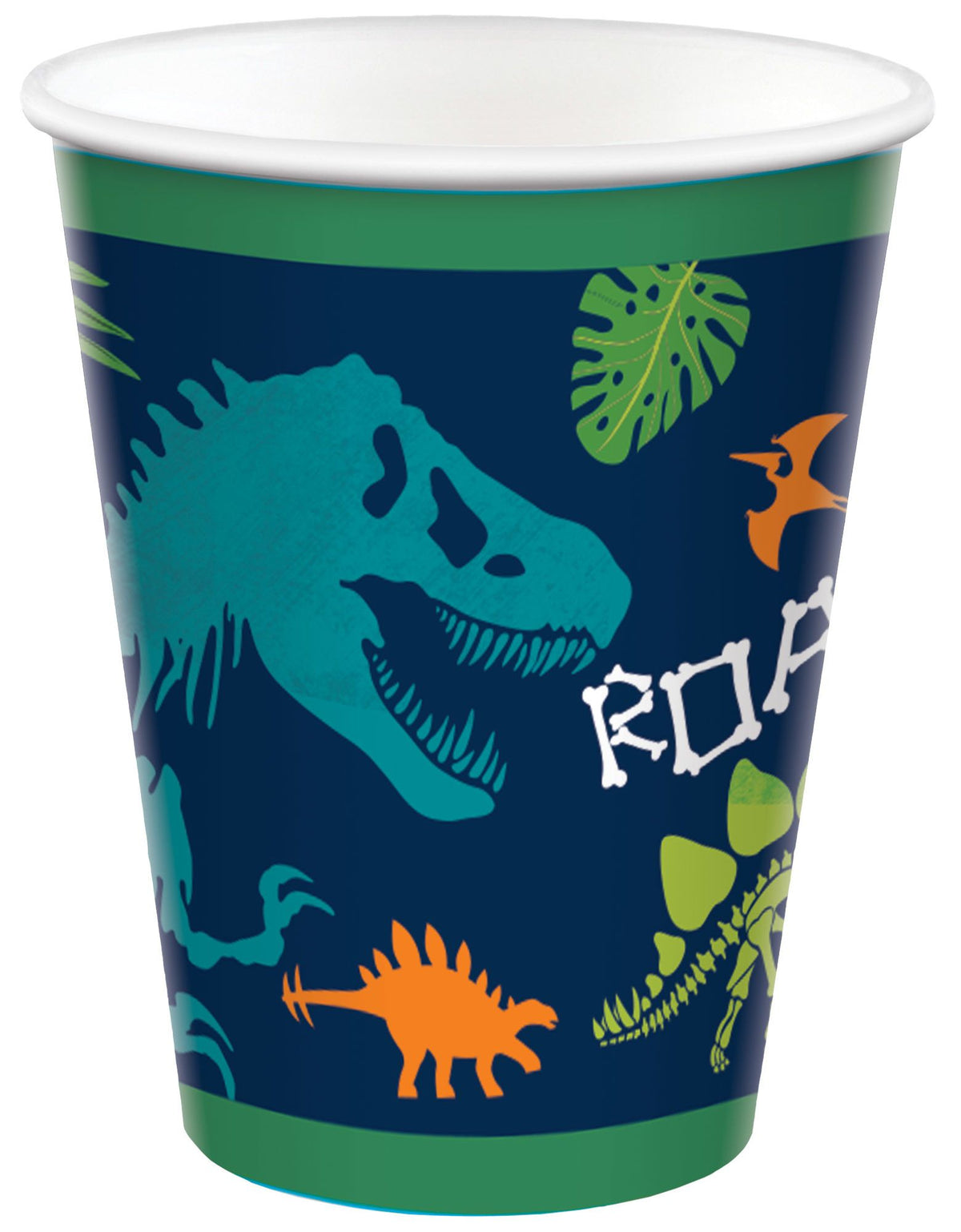 Dino-Mite 9 oz. Paper Cups for Kids' Birthday Parties, 8-ct - Pack of 18
