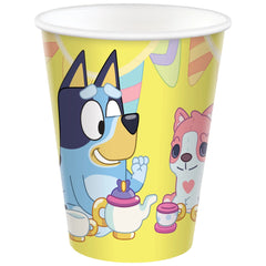 Bluey 9oz Paper Cups - Kids Birthday Party, 8-ct - Pack of 12