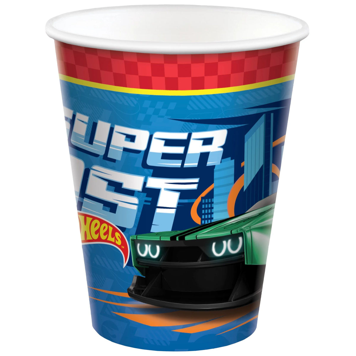 Hot Wheels Paper Cups, Multi-Color, 9-oz, 8-ct - Pack of 3