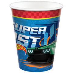 Hot Wheels Paper Cups, Multi-Color, 9-oz, 8-ct - Case of 72